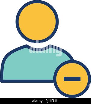 Block User Vector Icon Sign Icon Vector Illustration For Personal And Commercial Use... Clean Look Trendy Icon... Stock Vector