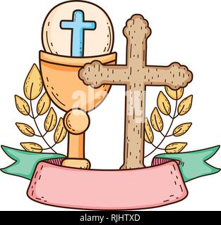 catholic first communion cross clip art