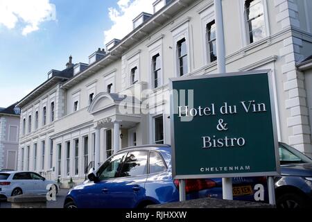 Hotel du Vin and Bistro, on Parabola Road, Cheltenham, Gloucestershire. 21st June 2018 Stock Photo