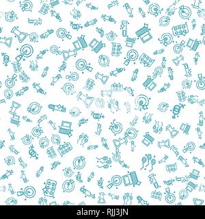 Artificial insemination pattern. Vector illustration EPS 10 Stock Vector