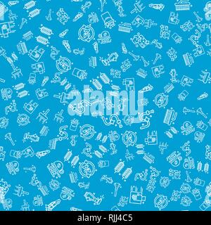 Car wash pattern. Vector illustration EPS 10 Stock Vector