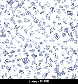 Old age pattern. Pensioner theme. Vector illustration EPS 10 Stock Vector