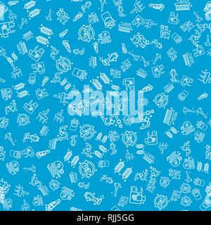 Car wash pattern. Vector illustration EPS 10 Stock Vector