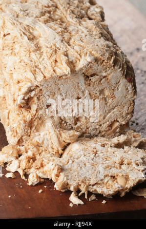 Sesame halva, close up shot, local focus Stock Photo