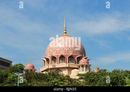 Masjid Putra or Putra Mosque in Putrajaya Malaysia Stock Photo