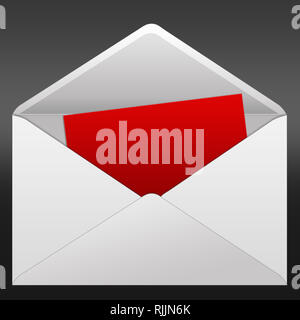 High resolution image  letter. 2d illustration over  black backgrounds. Stock Photo