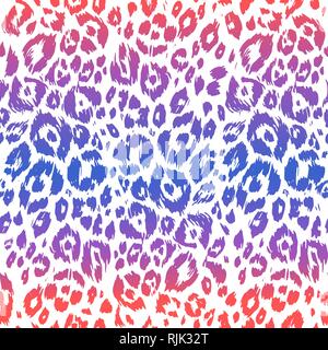 Modern neon multicolored textured background. Abstract seamless pattern. Stock Vector