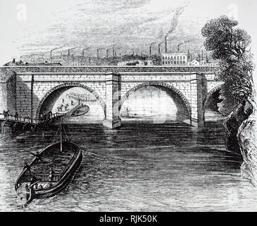 BARTON AQUEDUCT built by James Brindley in 1761 to carry his ...