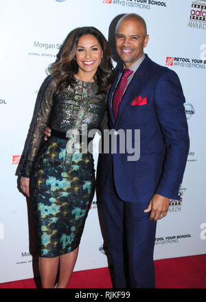 Los Angeles, USA. 06th Feb, 2019. Actress Salli Richardson and husband actor Dondre Whitfield attend 10th Annual AAFCA Awards presented by the African American Film Critics Assocation on February 6, 2019 at Taglyan Complex in Los Angeles, California. Credit: Barry King/Alamy Live News Stock Photo