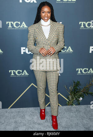 PASADENA, LOS ANGELES, CA, USA - FEBRUARY 06: Guest arrives at the FOX Winter TCA 2019 All-Star Party held at The Fig House on February 6, 2019 in Pasadena, Los Angeles, California, United States. (Photo by Xavier Collin/Image Press Agency) Stock Photo