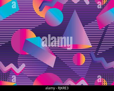 Retrowave design elements in trendy retro cyberpunk 80s 90s style. Y2k  aesthetic Stock Vector Image & Art - Alamy