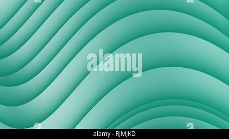 Fluid lines gradient composition. Marble or plastic wavy texture backdrop template for business or technology. Colorful liquid bright mesh background  Stock Vector
