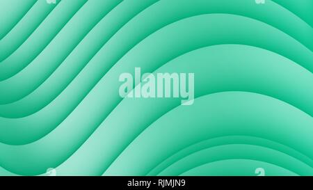 Fluid lines gradient composition. Marble or plastic wavy texture backdrop template for business or technology. Colorful liquid bright mesh background  Stock Vector