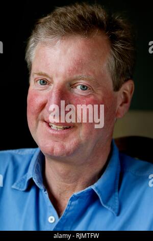 Reggie Heyworth, managing director of the Cotswold Wildlife Park at Burford, Oxfordshire. 18th June 2018 Stock Photo