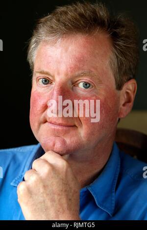 Reggie Heyworth, managing director of the Cotswold Wildlife Park at Burford, Oxfordshire. 18th June 2018 Stock Photo