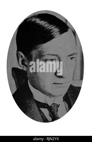 Alexander Kerensky (1881 – 1970); Russian lawyer and revolutionist who was a key political figure in the Russian Revolution of 1917. After the February Revolution of 1917, he joined the newly formed Russian Provisional Government, first as Minister of Justice, then as Minister of War, and after July as the government's second Minister-Chairman. Stock Photo
