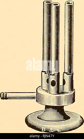 . Bacteriological apparatus : pathological, biochemical. Scientific apparatus and instruments; Bacteriology; Chemical industry. . Please note that these images are extracted from scanned page images that may have been digitally enhanced for readability - coloration and appearance of these illustrations may not perfectly resemble the original work.. Will Corporation. Rochester, N. Y. : The Will Corporation Stock Photo