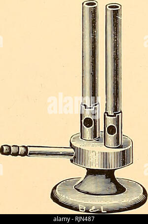 . Bacteriological apparatus : pathological, biochemical. Scientific apparatus and instruments; Bacteriology; Chemical industry. . Please note that these images are extracted from scanned page images that may have been digitally enhanced for readability - coloration and appearance of these illustrations may not perfectly resemble the original work.. Will Corporation. Rochester, N. Y. : The Will Corporation Stock Photo