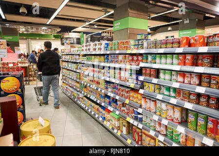 SHENZHEN, CHINA - FEBRUARY 05, 2016: interior of blt market in ShenZhen. blt an acronym of 'better life together' Stock Photo