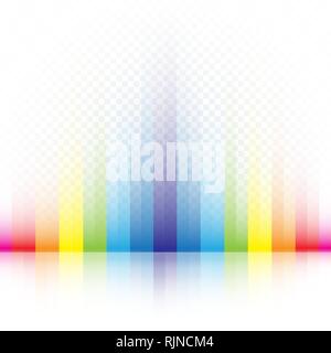rainbow striped colors background Stock Vector