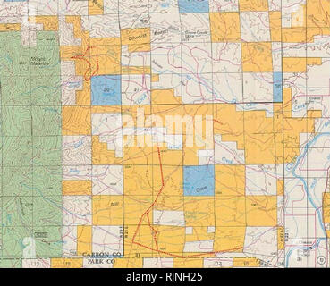 . Surveys of significant plant resources in southeast and south-central Montana on the Billings and Miles City field offices of the Bureau of Land Management . Field surveys; Plant communities; Endangered plants; Rare plants; Botany; Plant conservation. Map 4. Grove Creek-Meeteetse Spires.. Appendix B - 3. Please note that these images are extracted from scanned page images that may have been digitally enhanced for readability - coloration and appearance of these illustrations may not perfectly resemble the original work.. Mincemoyer, Scott; Montana State Library; Montana Natural Heritage Prog Stock Photo