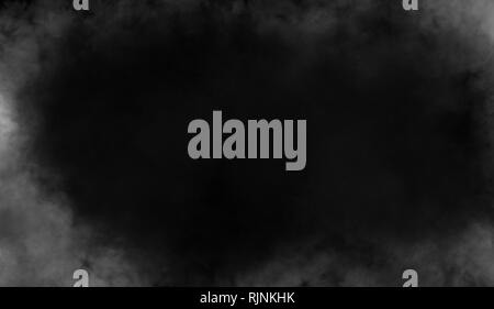 Frame smoke misty texture effect for film , text or space . Border texture overlays Stock Photo