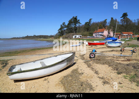 ramsholt on the river deben on the suffolk coast Stock Photo