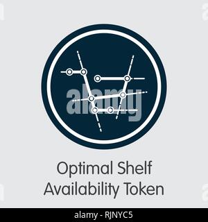 OSA - Optimal Shelf Availability Token - The Coin Icon Stock Vector ...