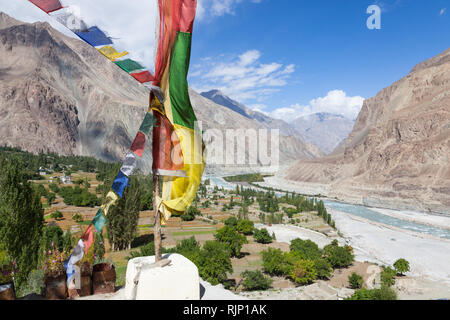 Shyok River, Nubra Valley, Ladakh, India . Separates the Ladakh