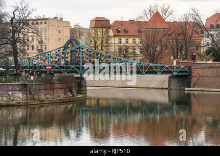 Most Tumski bridge, Wrocław, Wroclaw, Wroklaw, Poland Stock Photo