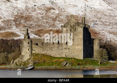 Close view of Kilchurn Castle, Loch Awe, Argyll and Bute, Scotland Stock Photo