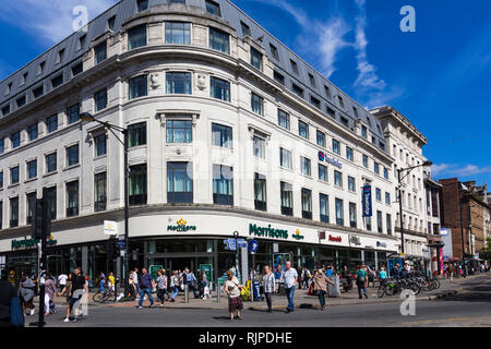 Morrisons supermarket , Piccadilly Gardens , Manchester , England Stock ...