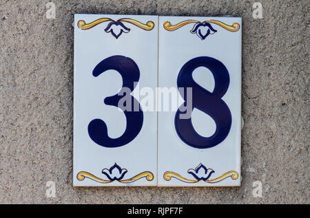House no. 38 Stock Photo