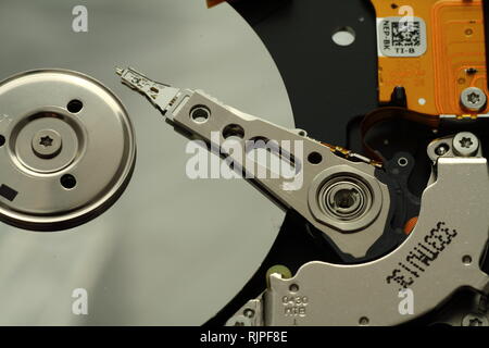 Open Hard Drive Stock Photo