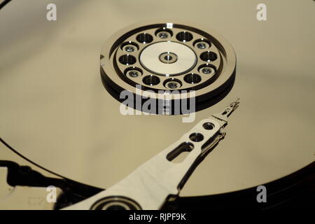 Open Hard Drive Stock Photo