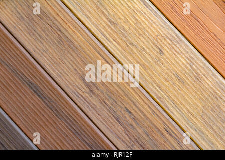full frame background showing some wooden boards in different brown colors Stock Photo