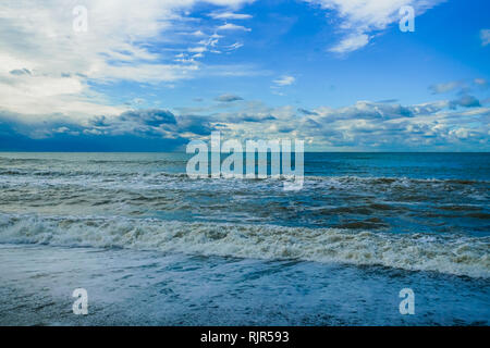 Background shot of aqua sea wate Stock Photo