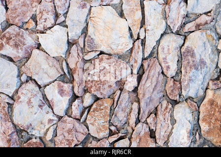 Cobble Stone bricks floor with pattern and dirt medival construction Stock Photo