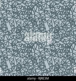 Geometric seamless texture - random chaotic sharp lines background. Vector fashion illustration. Stock Vector