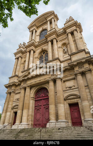 Church of Saints Gervasius and Protasius also known as Saint-Gervais. Paris. France Stock Photo