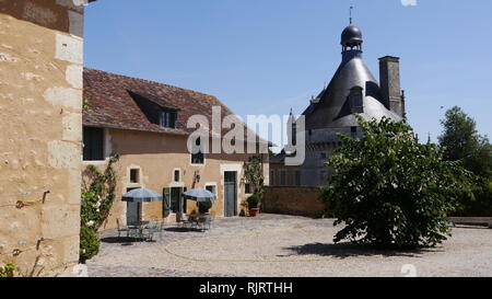 Chateau de Touffou. Bonnes, France Stock Photo