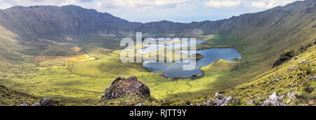 Beautiful volcanic landscape of Azores islands Stock Photo - Alamy