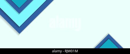 Winter material design background with sample text copy space. Vector illustration. Stock Vector
