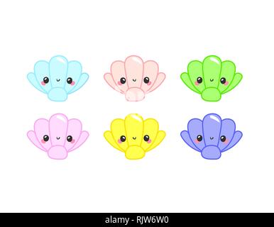 Cute colorful cartoon sea animals in circle for baby designs, kids  invitations and summer greeting cards. Cute vector ocean set with sea  creatures for Stock Vector Image & Art - Alamy
