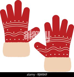 Winter Clothing Collection Vector Illustration Stock Vector Image & Art ...