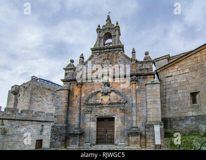 Puebla de Sanabria, Zamora, Spain; January 2017: chapel of cayetano in center historic of Puebla de Sanabria, Spain