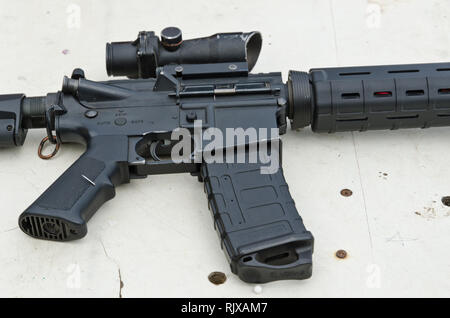 Assault rifle Stock Photo