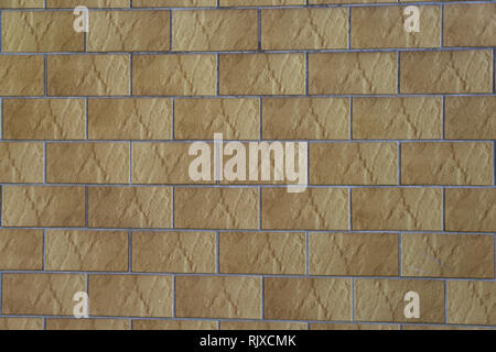 The wall is lined with ceramic tiles Stock Photo