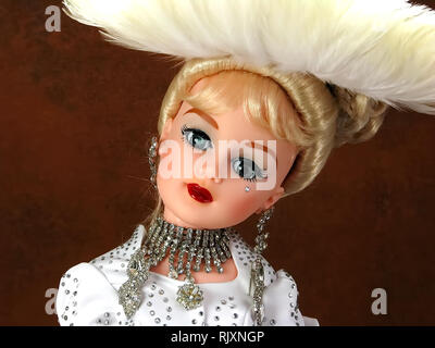 Vintage Collectible Madame Alexander Diamond Girl Doll 22490. Stock Photo