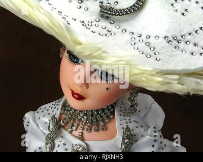 Vintage Collectible Madame Alexander Diamond Girl Doll 22490. Stock Photo